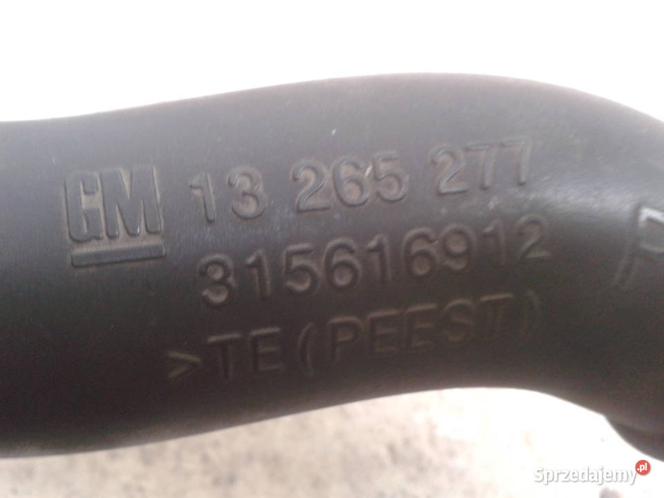 RURA PRZEWÓD WAŻ INTERCOOLERA OPEL ASTRA J 16 Chełm