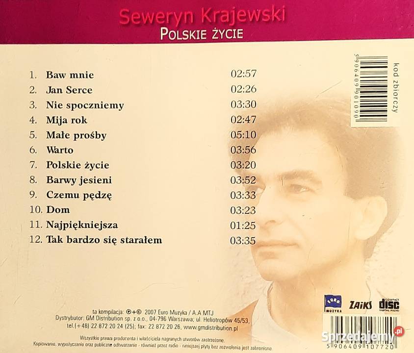 Wspaniały Album Cd Seweryn Krajewski Polskie Katowice sprzedam