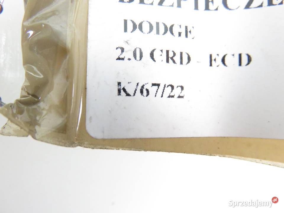 PODUSZKI 2X AIRBAG ZAŚLEPKA PASY DODGE CALIBER małopolskie