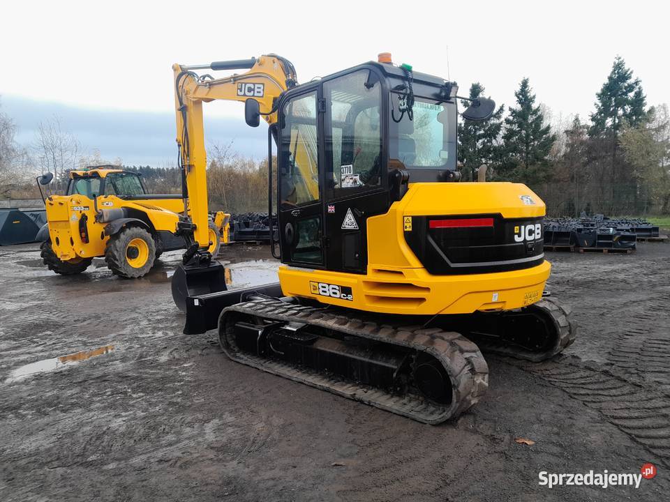 JCB 86C2 2020R KOPARKA 8TON KUBOTA VOLVO CAT Gąsiennice wielkopolskie Krotoszyn sprzedam