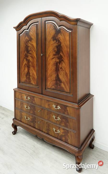 Zabytkowa szafa chippendale Szwecja lata 50te Jerka