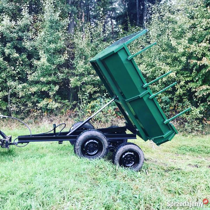 Przyczepa przyczepka kiprowana tandem dwie osi 2 sprzedam