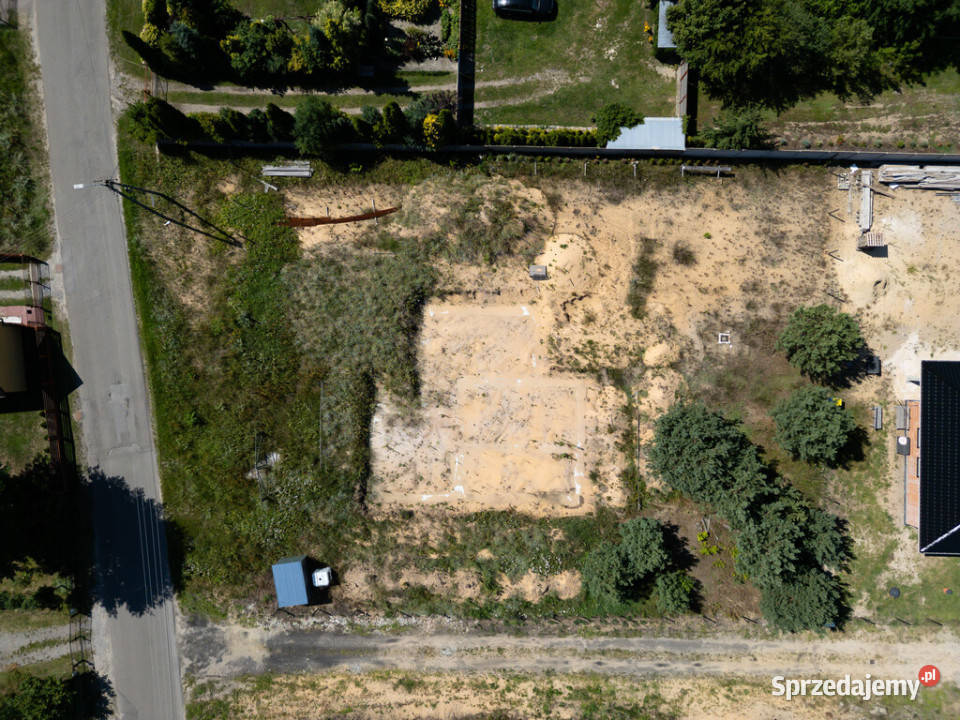 Działka z projektem fundament 1500m2 Wymysłów sprzedam