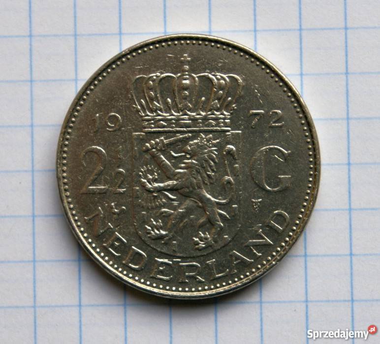 2 i 12 GULDENA 2 i PÓŁ GULDENA 1972 HOLANDIA sprzedam