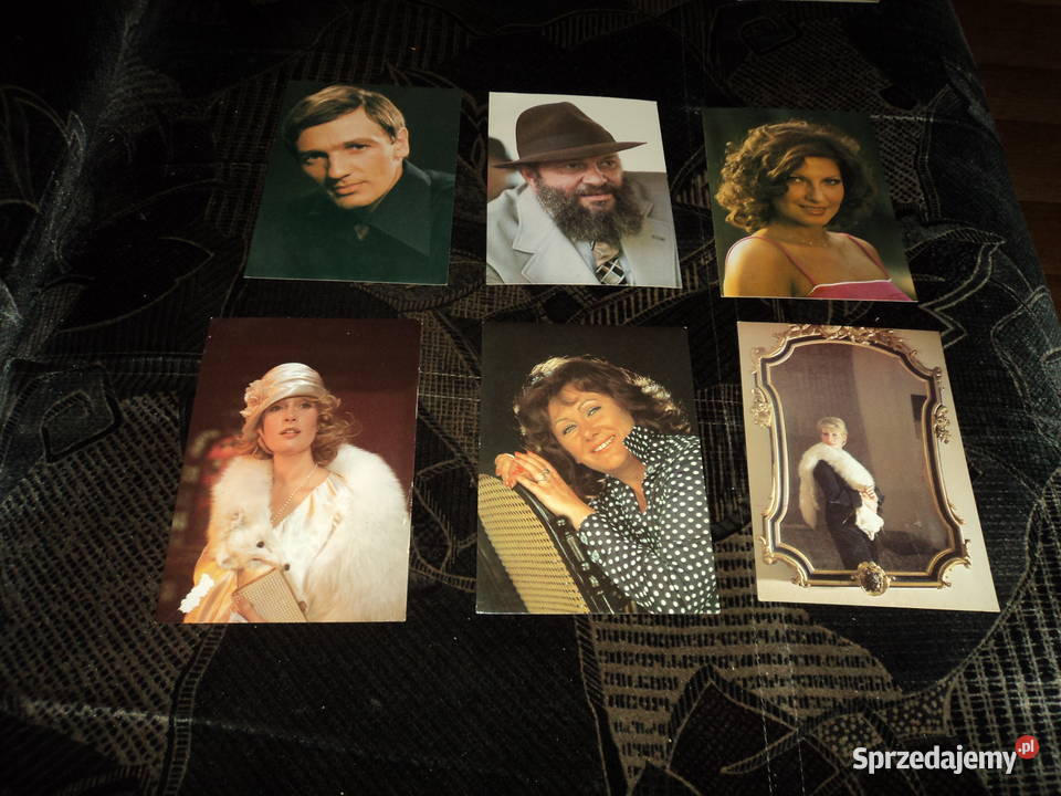 6 pocztówek widokówek celebrytów polskich 6 Nowy Sącz