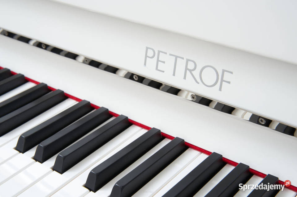 Pianino Petrof P118 Special biały połysk chrom Katowice