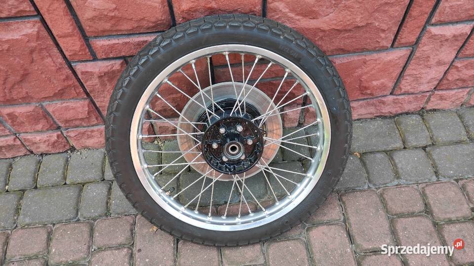koło przednie MZ ETZ 18 tarcza Części motocyklowe