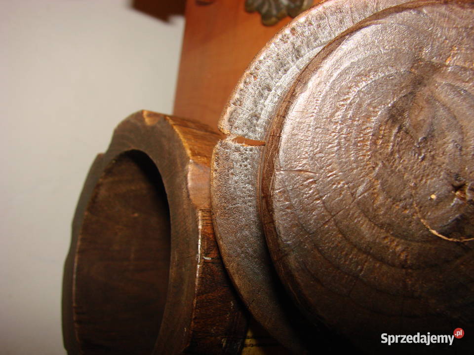 drewniane pudełko puszka Pruszcz Gdański