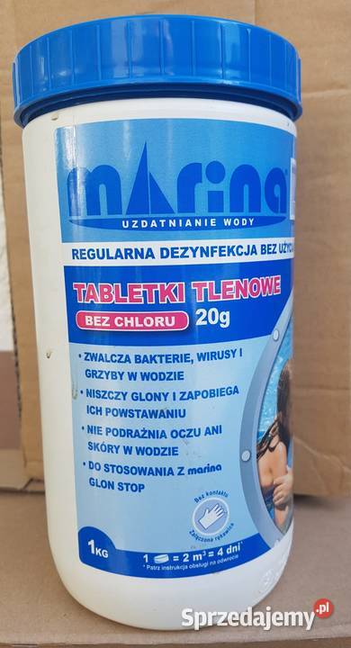 Tabletki tlenowe MARINA Gdańsk sprzedam
