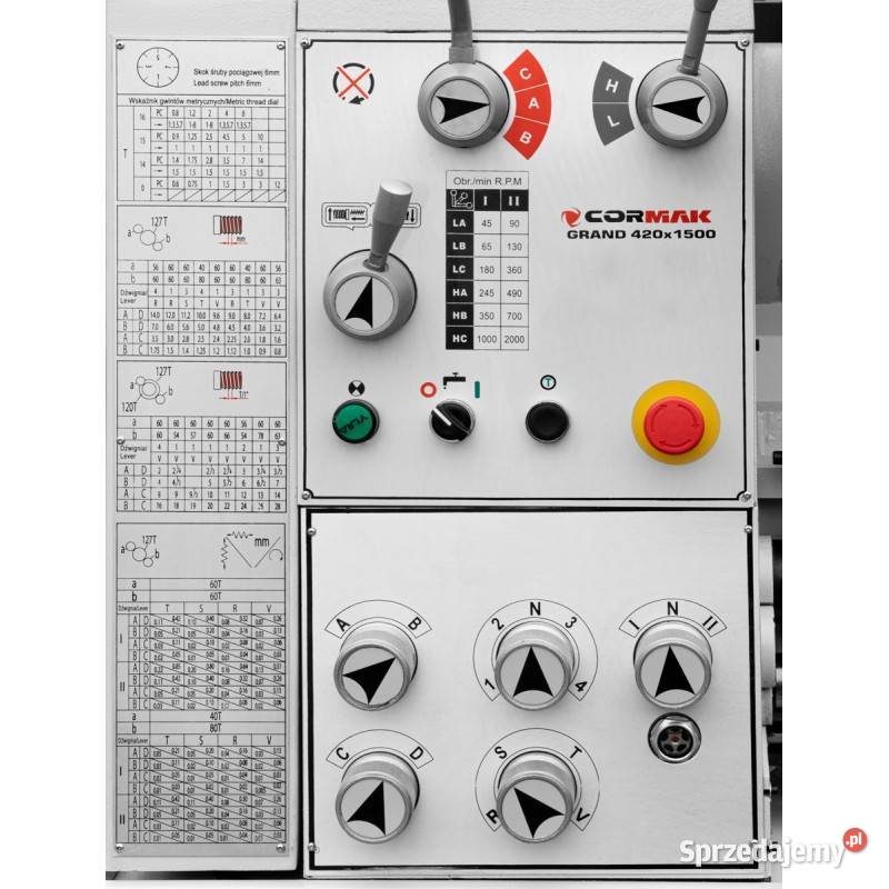 Tokarka uniwersalna CORMAK GRAND 420x1500 mazowieckie