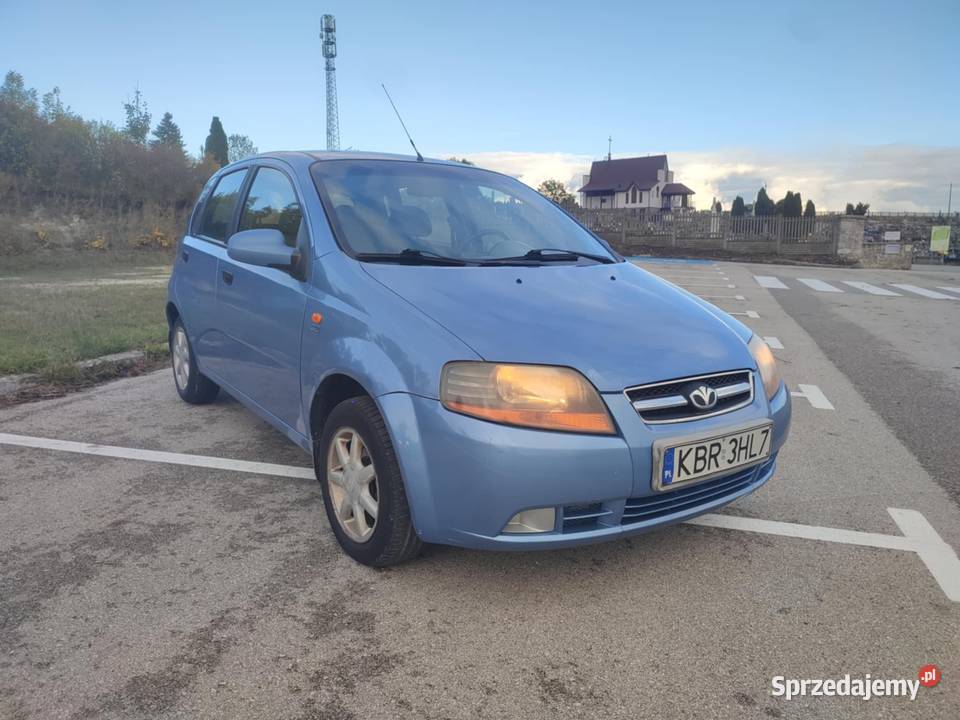 Daewoo KALOS 2005 12 benzyna Motoryzacja świętokrzyskie Wiślica sprzedam