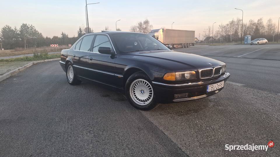 BMW E38 44 V8 M62B44nv LPG Pancerne szyby Rok produkcji 1997 Busko-Zdrój