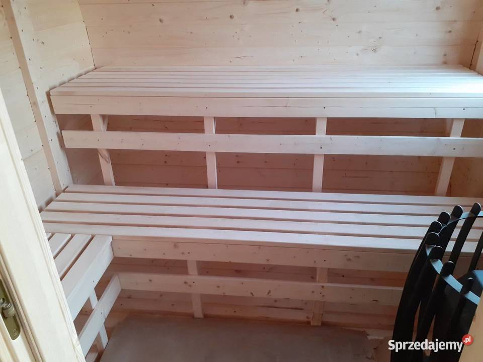 Sauna Owalna Ogrodowa Wyposażona Sauna Beczka Szczytno
