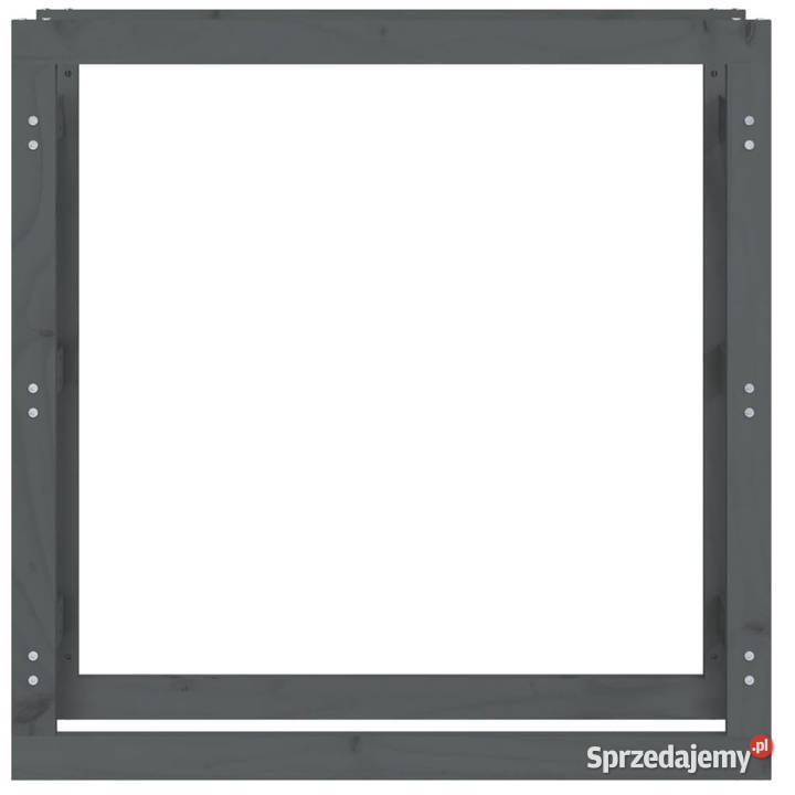 Stojak na drewno opałowe szary 100x25x100 drewno Pozostałe mazowieckie Warszawa sprzedam