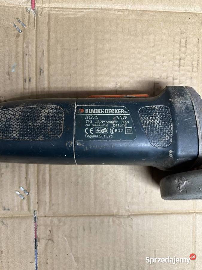 Szlifierka kątowa BLACKDECKER 115mm 75 750 W