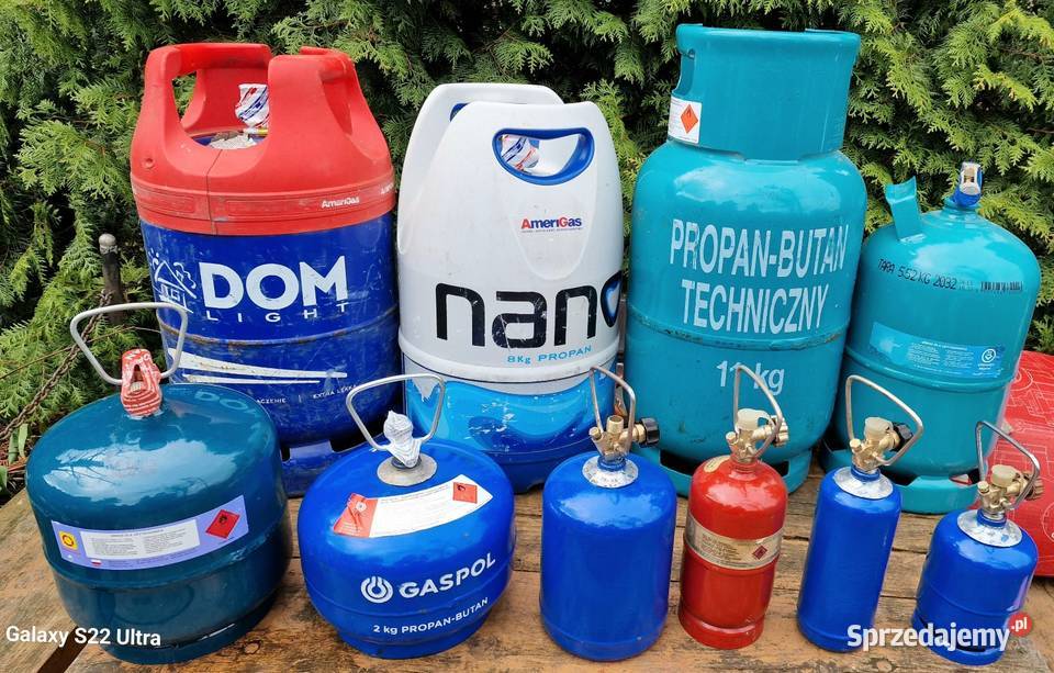 PEŁNA Butla Gazowa AmeriGas Nano Czysty Propan Wałbrzych sprzedam