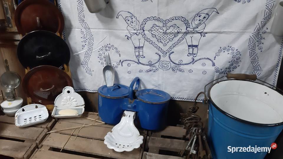 Stare naczynie emaliowaneBlizniak śląskie Sosnowiec