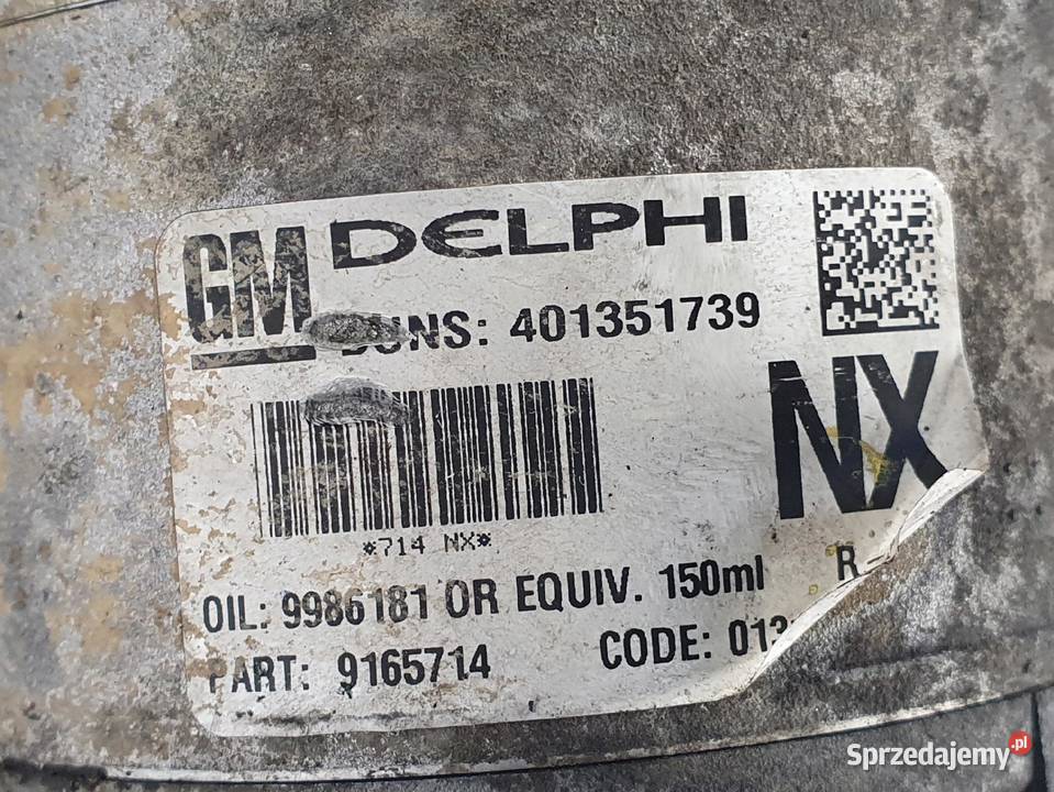 SPRĘŻARKA KLIMATYZACJI Opel Meriva A 14 16V osobowe