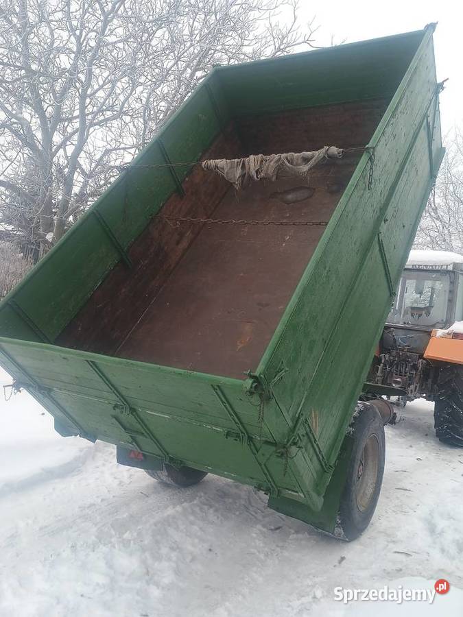 Przyczepa wywrotka 3 stronna Przyczepy rolnicze lubelskie Żółkiewka-Osada sprzedam