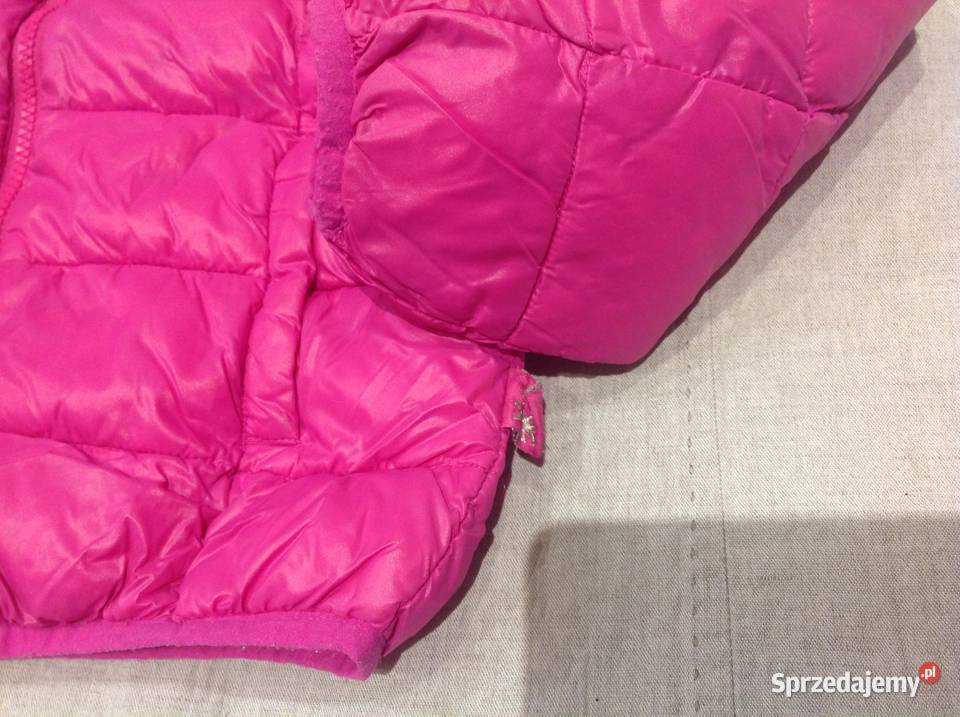 Kurtka Różowa Puchowa Benetton na 130 lubuskie Nowa Sól sprzedam