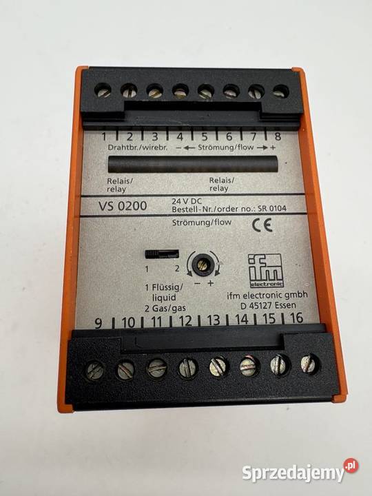 IFM VS 0200 Kontroler przepływu Pozostałe Warszawa