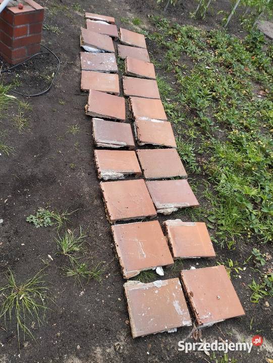 płytki klinkierowe parapet zewnętrzny 20 sztuk wielkopolskie Poznań