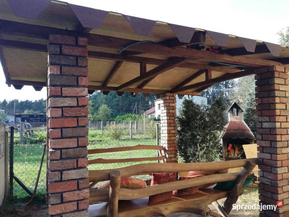 Meble dębowe do altany śląskie Kalety
