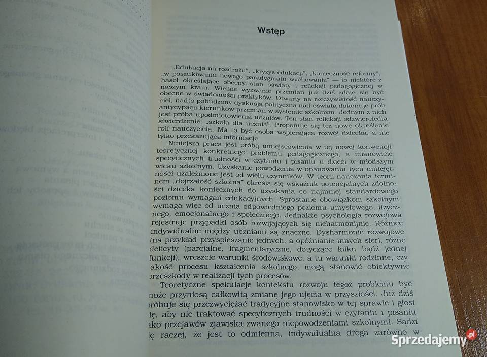 Pedagogiczna diagnoza specyficznych trudności w pedagogika, resocjalizacja Gdańsk sprzedam