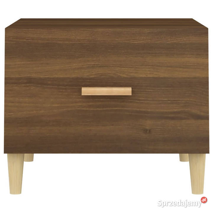 Stolik kawowy brązowy dąb 50x50x40 WM817535 Warszawa