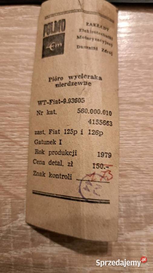 Fiat 125p 126p pióra wycieraczek chrom nowe wielkopolskie Leszno