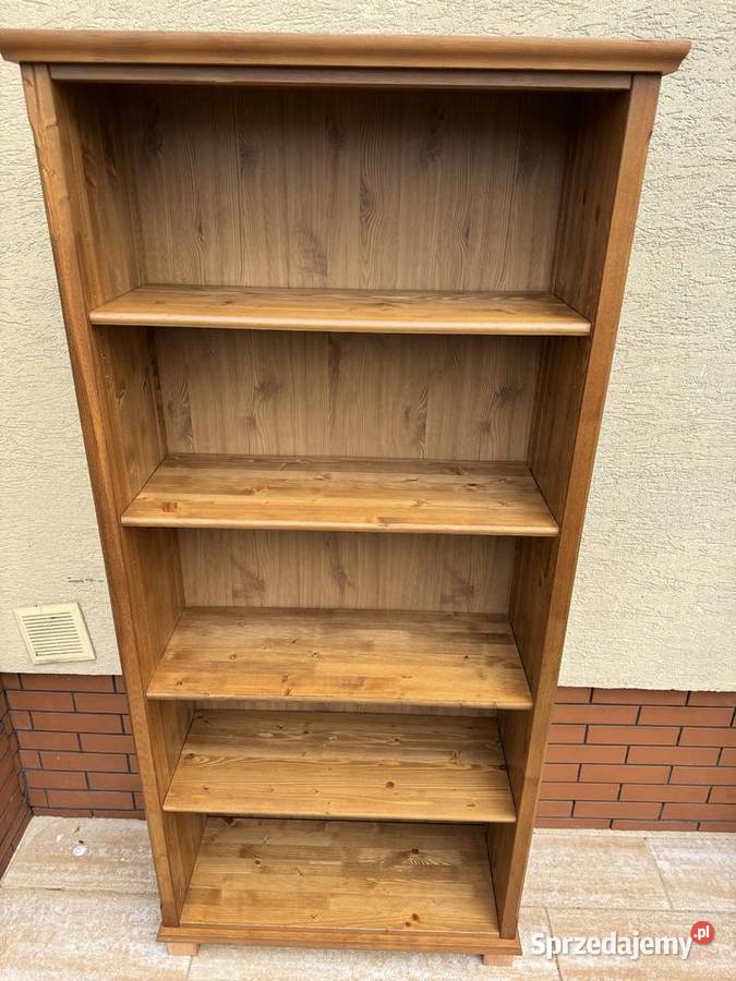 Regał drewniany półki ikea markor leksvik mazowieckie Sulbiny