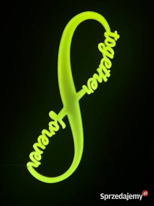Ledon Neon Napis Together Forever znak Lublin