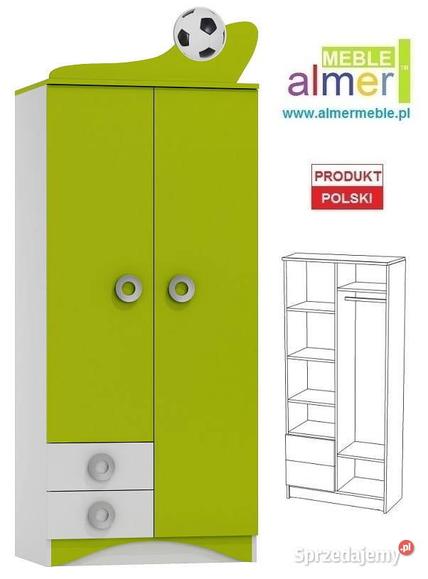 FOOTBALL N8 szafa dziecka 80x53 w202 Siedlce