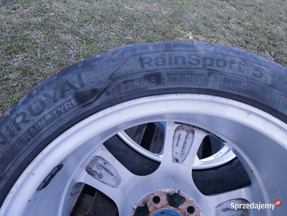 Koła alufelgi MSW OZ 5x112 17 8J ET 26 opony Lutoryż