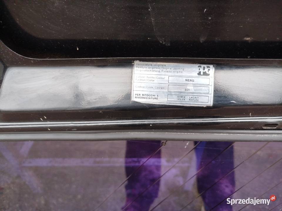 Fiat uno MK1 klapa osobowe warmińsko-mazurskie Ryn