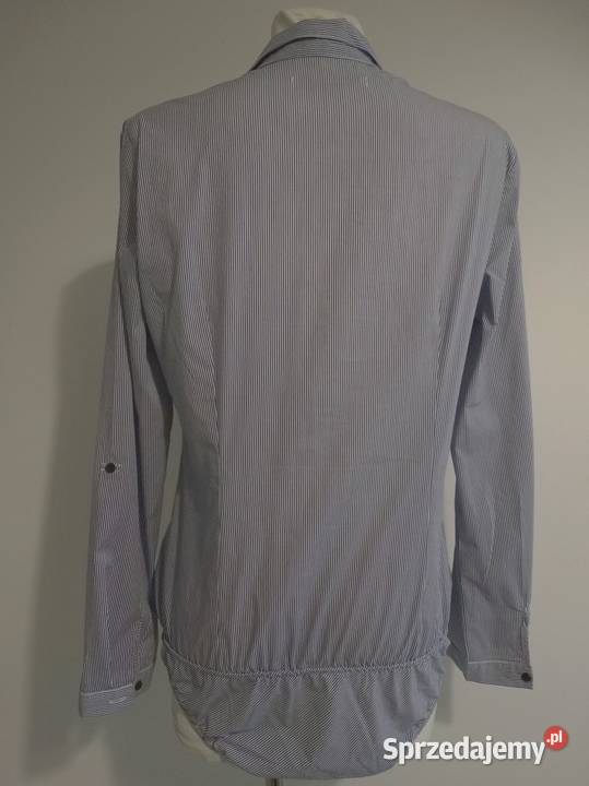 Koszula Body Taliowana Slim Fit Bawełniana Biała Łomża