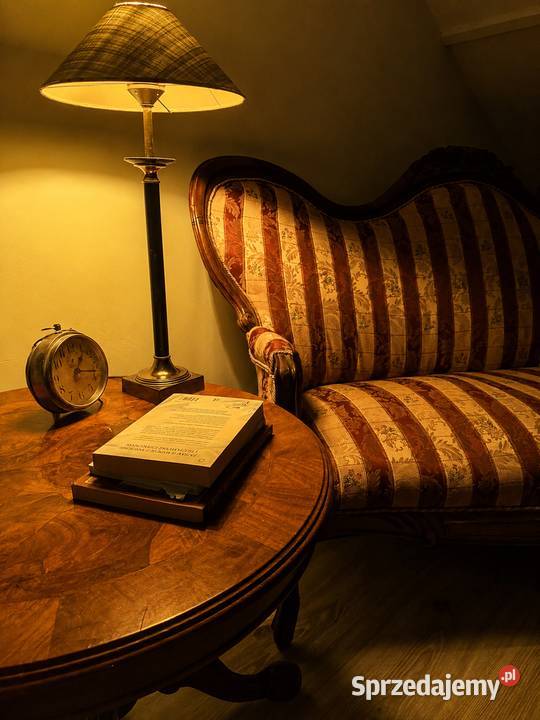 Stylowy komplet mebli klasycznych sofa stolik śląskie Wilamowice