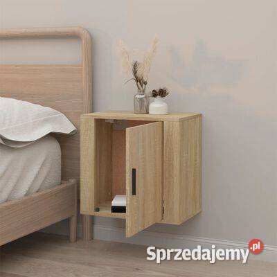 vidaXL Wisząca szafka nocna dąb sonoma 50x30x47 mazowieckie Warszawa