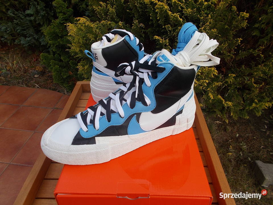 r45 Nike Blazer Mid Sacai White Black Legend Poznań