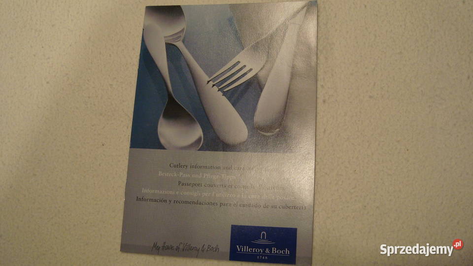 Sztućce VilleroyBoch 30 elementów na 6 osób nowe mazowieckie Warszawa sprzedam