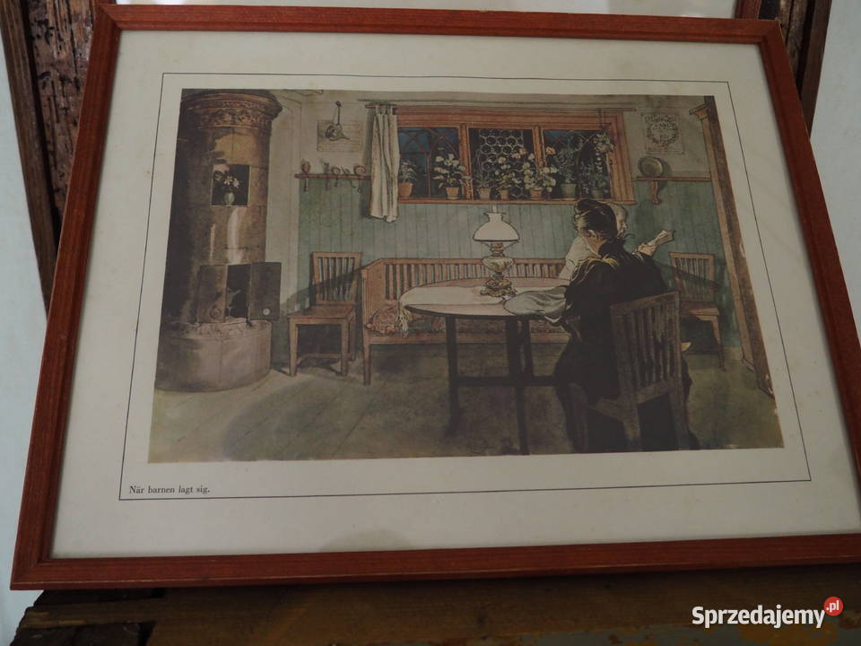 Stare AkwareleCarl Larssonreprodukcje2 Vintage Szczecin