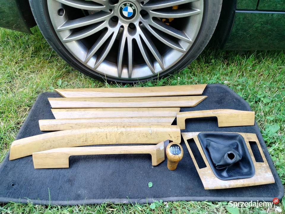 Bmw e46 dekory drewno oryginał komplet