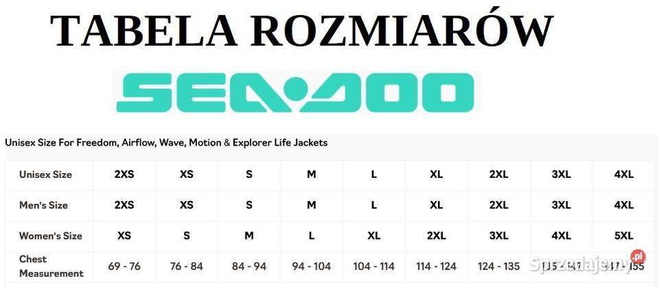 Kamizelka kapok Seadoo explorer pfd black xs BRP