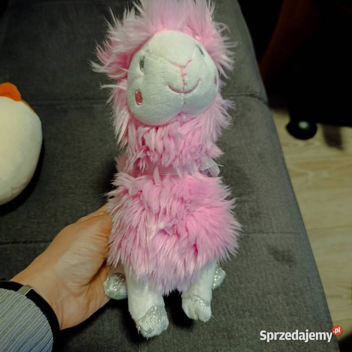 Lama futrzana różowa pluszak maskotka Poznań sprzedam