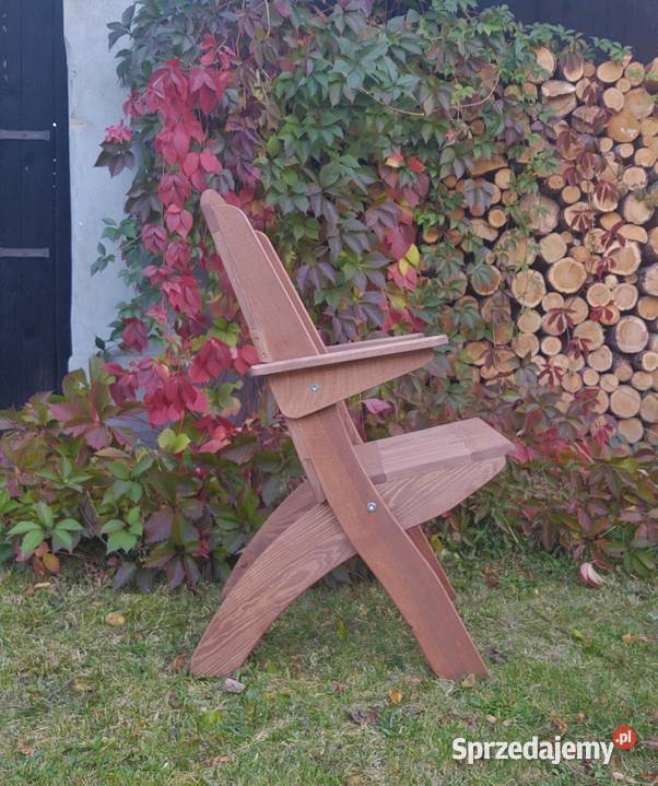 Meble ogrodowe drewniane składane typ X lamel 9 Meble ogrodowe Kalety