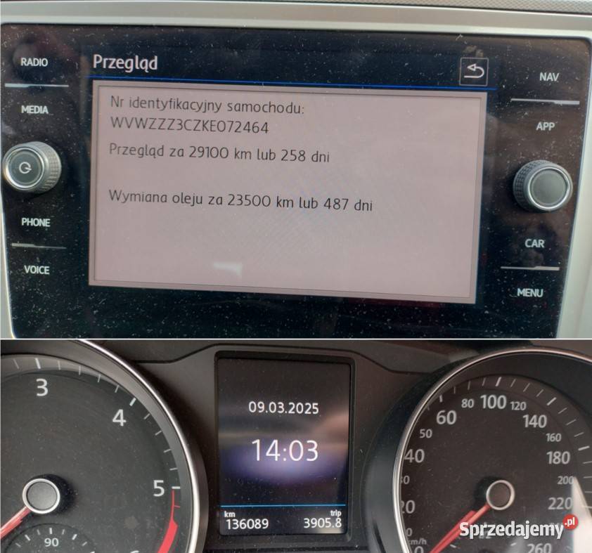 Volkswagen Passat 20 TDI Comfortline DSG7 tempomat Warszawa