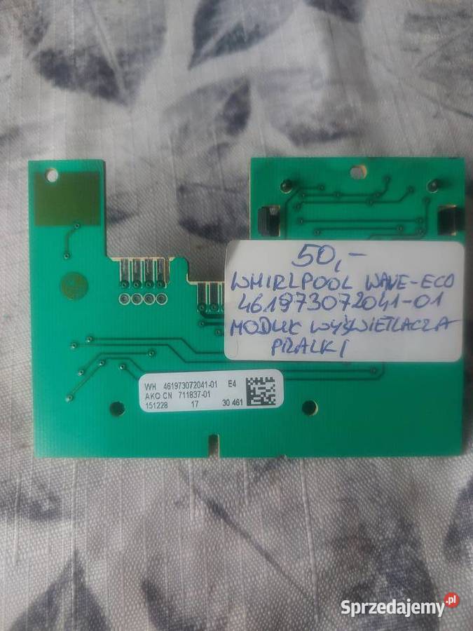 WHIRLPOOL 46197307204101 MODUŁ WYSWIETLACZA Nowy Sącz sprzedam