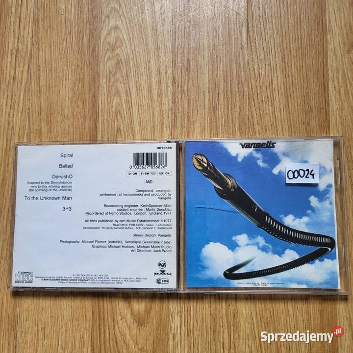 0002 Vangelis na płytach CD Płyty i kasety Bydgoszcz