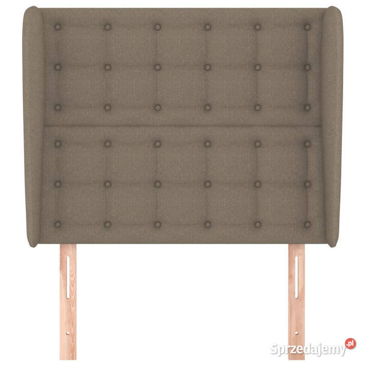Zagłówek uszak taupe 103x23x118128 tkanina Warszawa