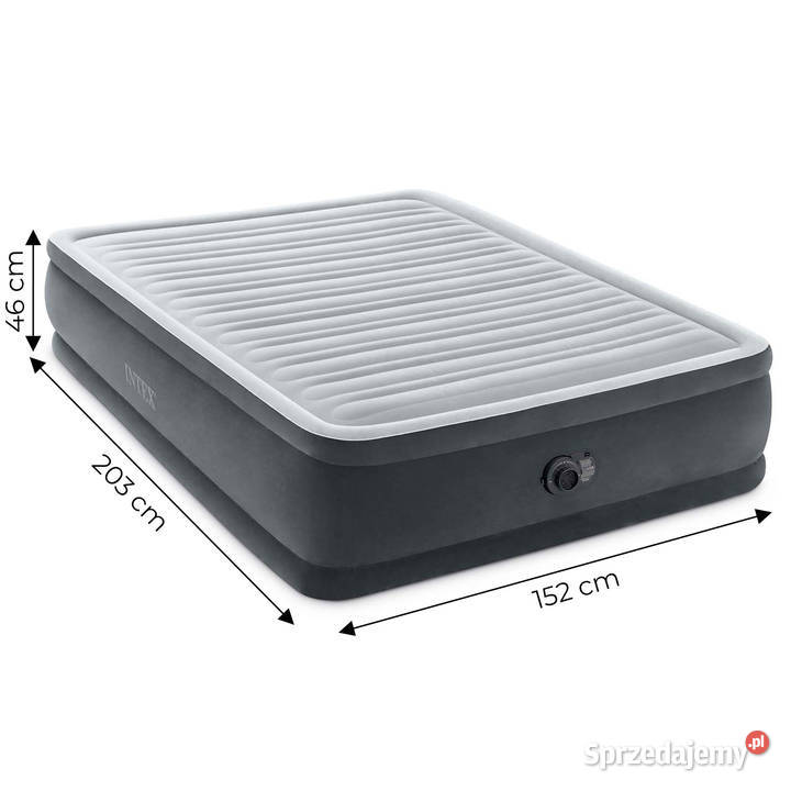 Materac dmuchany 203x152 z pompką sprzedam